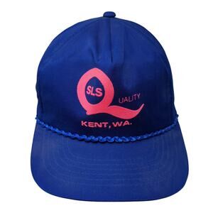 SLS Quality Kent WA Strapback Rope Hat Blue One Size That Hat Outdoor